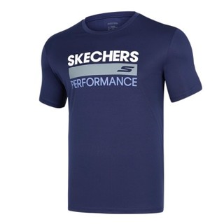 SKECHERS 斯凯奇 P320M002 男士短袖T恤