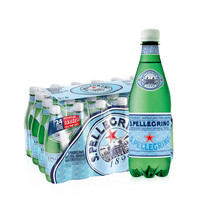 88VIP：S.PELLEGRINO 圣培露 充气天然矿泉水 塑料瓶装 500ml*24瓶 *2件