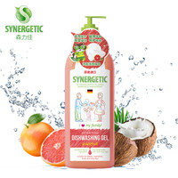 森力佳synergetic进口洗洁精 1L 西柚清香 *3件