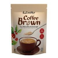 马来西亚进口 泽合怡保三合一红糖咖啡袋装200g（25g*8包）速溶咖啡 冲调饮品 *5件