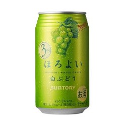 和乐怡（HOROYOI） 三得利 日本进口 预调酒 鸡尾酒 果酒 白葡萄口味350ml*6罐 *3件