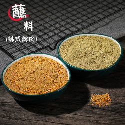 韩式烤肉蘸料东北香辣酱干料韩国秘制腌料干碟烧烤调料粉家用500g