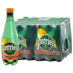 perrier 巴黎水 西柚味气泡矿泉水 500ml*24瓶