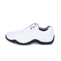 Southport秀仕宝 高尔夫球鞋男士 防水固定钉防滑高尔夫男鞋 舒适透气休闲球鞋 白色 SW0282  40码