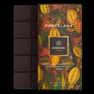 Amedei 意大利高端进口Porcelana黑巧克力排块礼盒情人节送礼50g 排块（无礼盒）