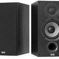 ELAC 意力 Debut 2.0 B5.2 书架音箱，黑色（一对）