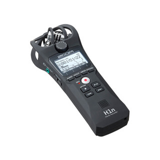 ZOOM H1N便携式数字录音机 采访机 数码录音笔 乐器录音机单反话筒黑色
