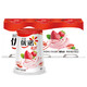 优诺（yoplait）优丝 草莓果粒风味发酵乳 135g*3  低温酸奶生鲜 *7件