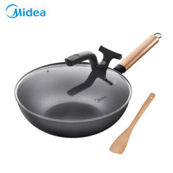 Midea 美的 CL30T1 麦饭石色不粘涂层炒锅 30cm +凑单品