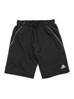 adidas阿迪达斯男子运动短裤透气休闲运动服O04785 L O04785黑+白