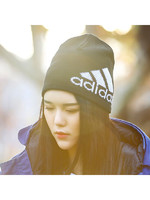 阿迪达斯（adidas）男款女款运动保暖针织帽子DM8742