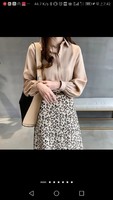 Costoso衬衫女长袖2020夏季新款韩版小清新宽松小众设计感甜美时尚衬衣 *3件