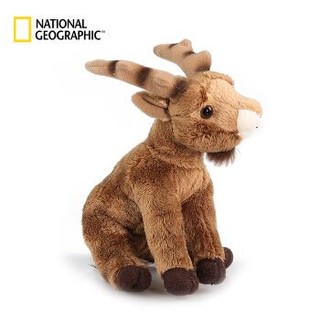 国家地理NG欧洲系列 阿尔卑斯山羊15cm 仿真动物毛绒玩具公仔亲子送女友生日礼物 *5件