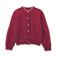 SENSHUKAI 千趣会 女童纯色针织开衫外套 F50386