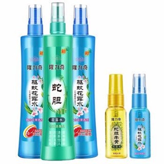 隆力奇 驱蚊花露水 195ml*1瓶+95ml*1瓶+30ml*1瓶