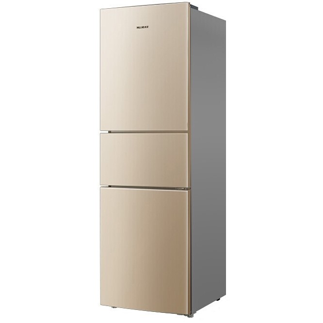 美菱(meling)221升 三门双变频电冰箱小型 一级能效 风冷无霜 电脑