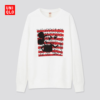 UNIQLO 优衣库 男士棉质印花圆领长袖卫衣431820