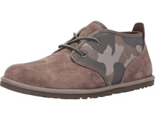 UGG Maksicamo Chukka 男款翻毛皮休闲鞋 Brindle US8