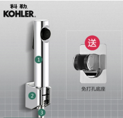 KOHLER 科勒 R98100 马桶喷枪套装(银色喷枪+送免钉支架)