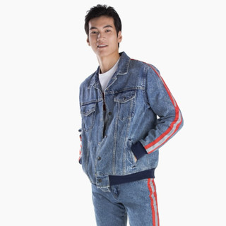 京东PLUS会员：Levi's 李维斯 67764-0001男士拼接牛仔夹克外套 *3件