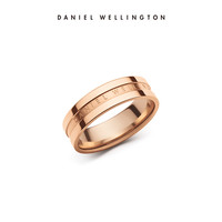 Daniel Wellington ELAN RING系列 中性不锈钢镀金圆形戒指 金色