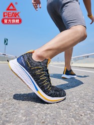 PEAK 匹克 匹克男鞋2021新款正品轻便男式跑步鞋男士网面透气学生运动鞋子男