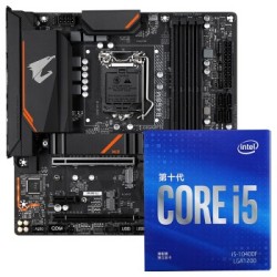 GIGABYTE 技嘉 B460M AORUS PRO M-ATX主板 i5-10400F 板U套装