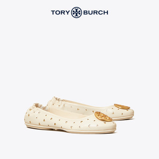 TORY BURCH 汤丽柏琦 女士羊皮镂空套脚平底鞋75120