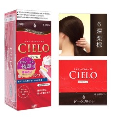 Bigen 美源 Cielo 宣若 EX按压式植物泡沫染发膏#6深栗棕 80g