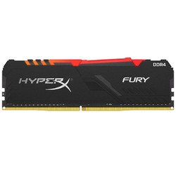 Kingston 金士顿 HyperX Fury RGB 骇客神条 DDR4 3200MHz 台式机内存 16GB