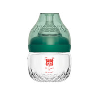 gb 好孩子 婴儿玻璃奶瓶  铂金系列 120ml 墨绿 *3件