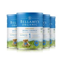 4罐装|贝拉米 BELLAMY'S 有机婴幼儿奶粉1段 900克 （0-12个月）