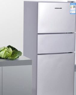 康佳（KONKA）BCD-62GY3S 62升冰箱三门家用 冷冻冷藏 三温保鲜电冰箱 银色