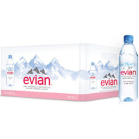 考拉海购黑卡会员：evian 依云 矿泉水 500ml*24瓶 *3件