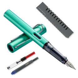 LAMY 凌美 Al-star恒星系列钢笔 蓝绿色 F尖（龙骨盒套装+吸墨器） *3件