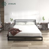 ZINUS/际诺思北欧简约现代光阴铁艺床铁架子床1.5米1.8米可拆卸家庭床