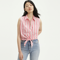 Levi's 李维斯 85461-0001 女士休闲条纹无袖衬衫