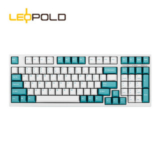 利奥博德 Leopold FC980M OE 加厚PBT二色成型键帽 98键 紧凑型 机械键盘 Summer【OE】 银轴