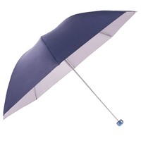 Paradise 天堂伞 三折纯色雨伞 106cm 淡青色