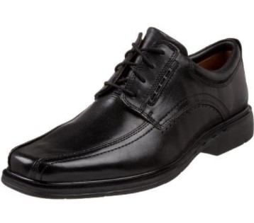 Clarks 其乐 UN 优越系列 Un.Kenneth 男款休闲皮鞋 Black UK8