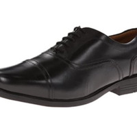 Clarks Beeston Cap Oxford 男士休闲皮鞋 Black Leather UK9