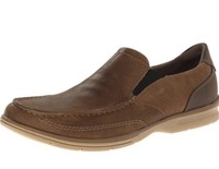 Clarks Rattlin Port 男款真皮休闲鞋 Brown US8