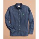  Brooks Brothers 布克兄弟 Indigo Chambray Patch衬衫  *3件　