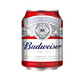 百威（Budweiser）啤酒迷你啤酒255ml*24听小罐整箱装新品苏宁自营