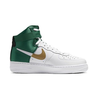 NIKE 耐克 Air Force 1 中性休闲运动鞋 BQ4591-100 绿/白/姜黄 41