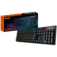 技嘉 AORUS K1 猎鹰 原厂樱桃红轴