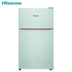 海信 (Hisense) 91升 两门迷你小型电冰箱 冷藏冷冻双门 母乳母婴宿舍家用 节能静音 BCD-91VK1FQ