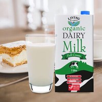 澳洲 进口牛奶 生机谷（Living Planet）有机全脂牛奶1L*12盒 *2件