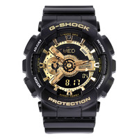 CASIO 卡西欧 GA-110GB-1A 黑金系列 双显运动腕表