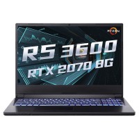 历史低价：Hasee 神舟 战神 A7000 15.6英寸游戏本 (R5-3600、8GB、512GB SSD、RTX2070、144Hz、72NTSC)